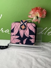Vera Bradley Mini Zip Around Wallet - Loves Me Retired Pattern