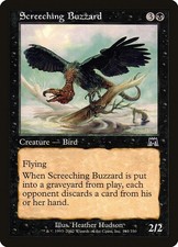 Screeching Buzzard #165 ** (LP) - Onslaught MTG