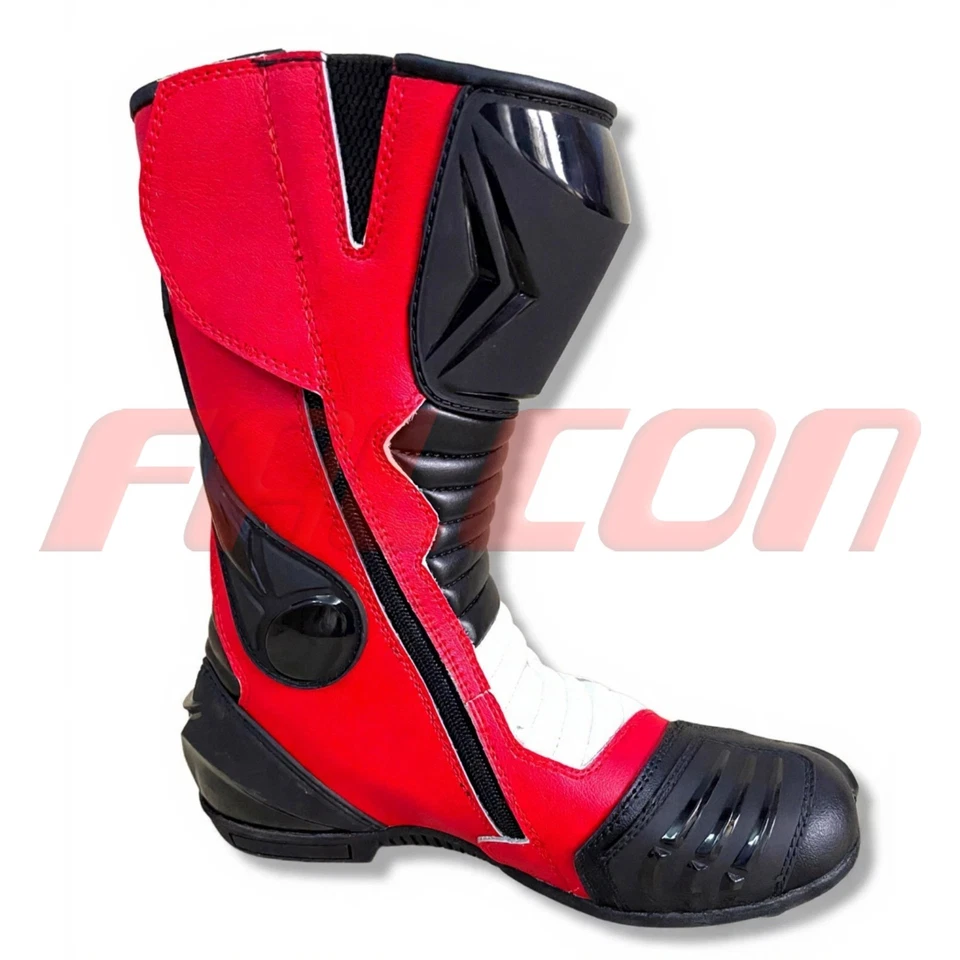 Ducati Corse Leather Motorcycle Racing Boots | Motorbike Riding Shoes All Sizes - Image 3 of 4