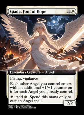 Giada, Font of Hope - MTG Anime Custom - Playtest- Not For Sanctioned Play