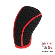 Universal Gear Shift Knob Cover Stick Shifting Handle Protector Black Red