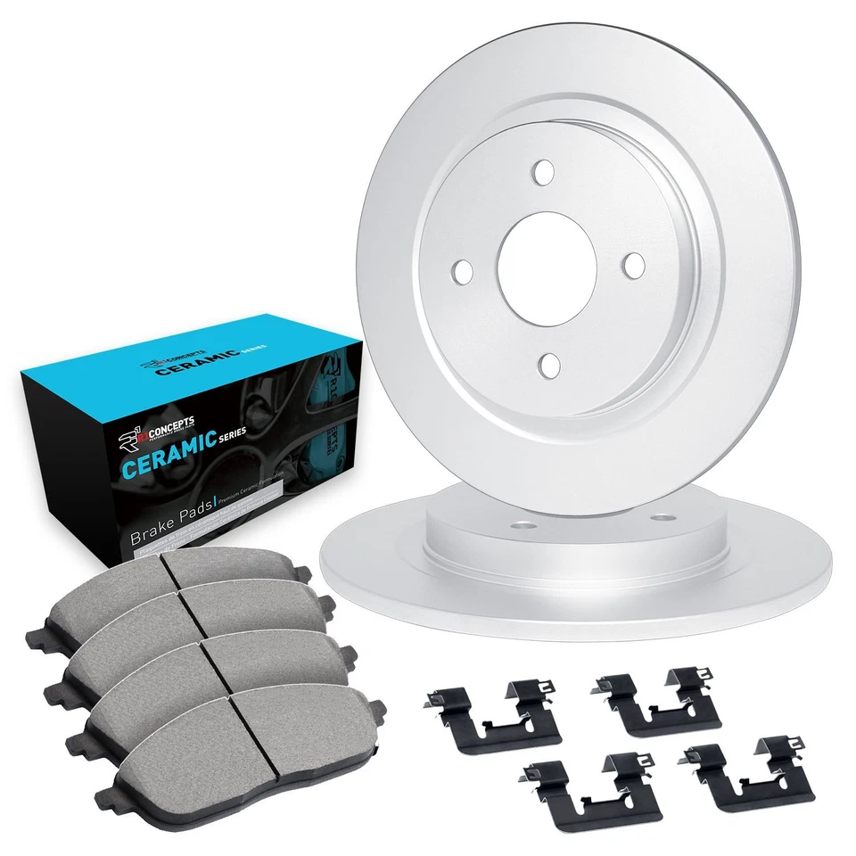For Acura Legend 87-90 R1 Concepts eLINE Series Rear Brake Kit w Ceramic Pads - Imagem 2 de 4