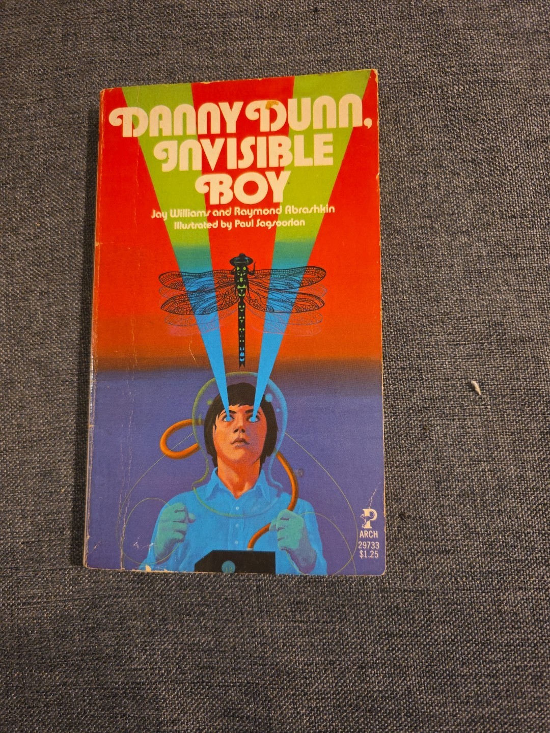 Invisible Boy Danny Dunn Paperback Archway Pocket Books 1974
