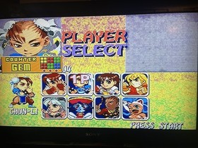 Super Puzzle Fighter II Turbo Sega Saturn, 1997)Complete W/Registration Tested