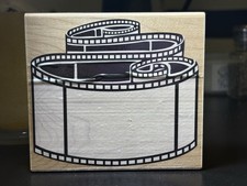 Vintage Posh Impressions Filmstrip Frame Z796G Rubber Stamp 1997 Camera Film