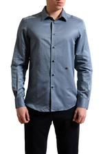 Versace Collection 'Trend' Men's Multi-Color Silk Dress Shirt US 15.75 IT 40