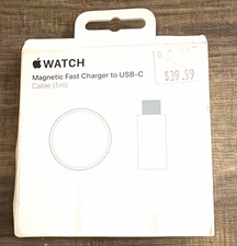 Apple Magnetic Fast Charger USB-C Cable for Apple Watch 1m White MT0H3AM/A