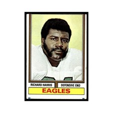 1974 Topps Richard Harris RC Eagles #216