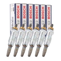 6X Bosch 0250201055 GlüHkerze FüR Mercedes W124 W463 W140 OM603 0011591701