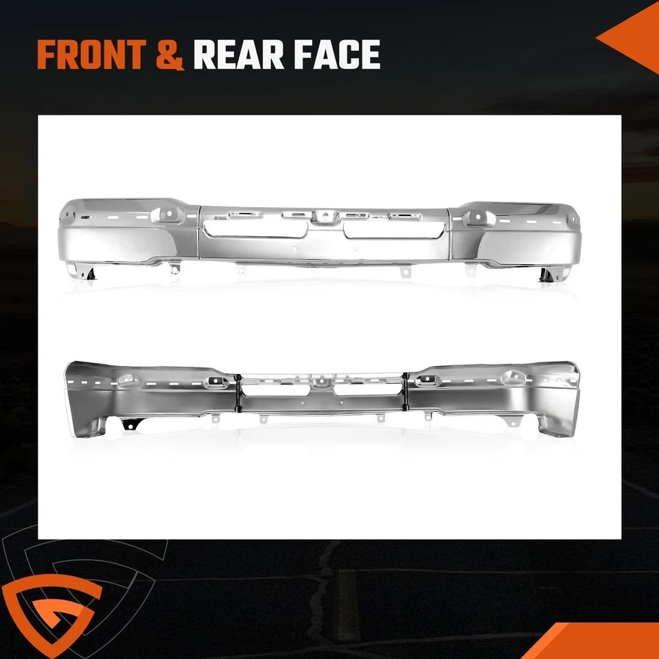 Parachoques delantero cromado para Chevrolet Silverado 1500 2003-2006 02-06 Avalanche 1500 Foto 3 de 4