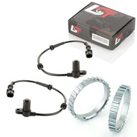 2X Abs-Sensor Und Abs-Ring Set Vorderachse Drehzahlregler FüR Opel Tigra Twintop