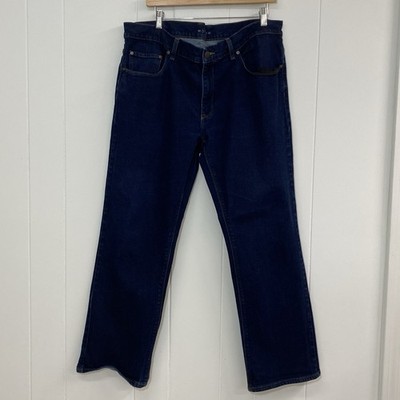 Mott & Bow Jeans Mens 38x30 Tag 38x32 Blue Cotton Stretch Oliver Straight Leg