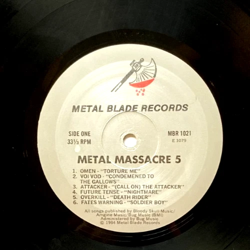 METAL MASSACRE NWOBHM OVERKILL METAL CHURCH HELLHAMMER VOIVOD OMEN FATES WARNING - Image 4 of 4