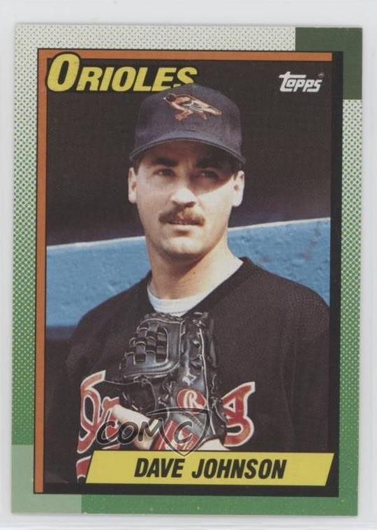 1990 O-Pee-Chee Dave Johnson #416 Rookie RC 0h1