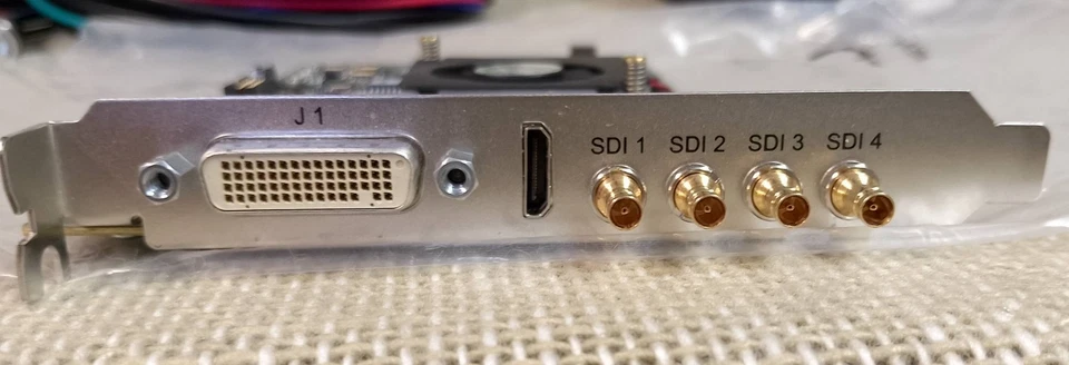 AJA KONA 4 (with both cables) 4K/2K/3G/Dual Link/HD/SD I/O, 10-bit PCIe Card - Image 4 of 4