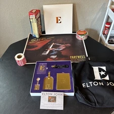 Elton John VIP Gift Set Bag Farewell Yellow Brick Road Tour with poster 