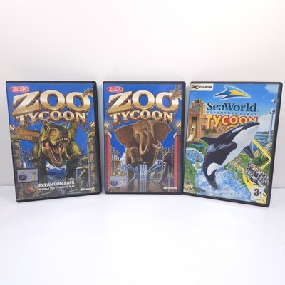 Zoo Tycoon / Seaworld Tycoon / Dinosaurier Ausgrabungen PC Spiele Konvolut
