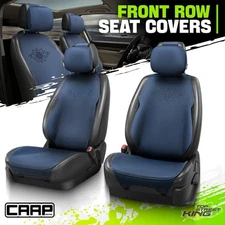CAAP Driven Protex Plus Series Front Row Set Seat Covers Cushion Protector Blue