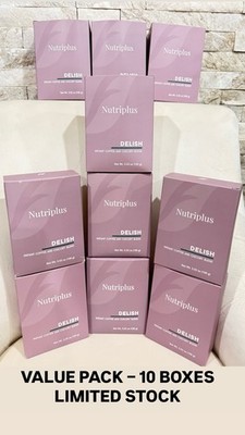 Lot of 10 Nutriplus Delish Instant Coffee Chicory Blend 100g 