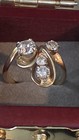 14K Yellow Gold: Vintage; 4 Diamonds Over 1 ct. Total, Swirled Ring, Size 6.5 — photo 9