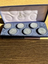 OLIMPIADI MOSCA 1980 - Serie da 6 Monete Da 1 Rublo Commemorative