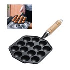 <!--F#f_0-->14 Hole Takoyaki Maker Grill Pan Cast Iron Nonstick Octopus Meat Balls Mould<!--F/-->
