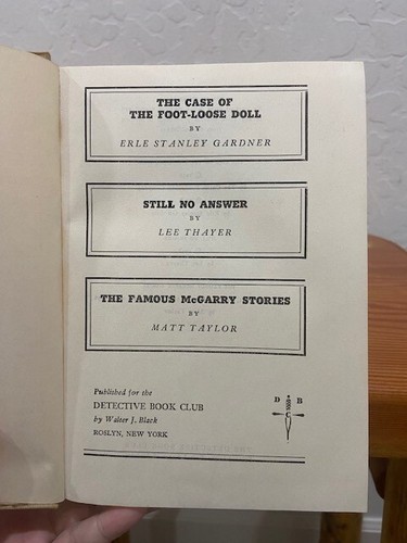 9 Book Collection of Erle Stanley Gardner Detective Hard Cover Books 1943-1959 - Picture 20 of 21
