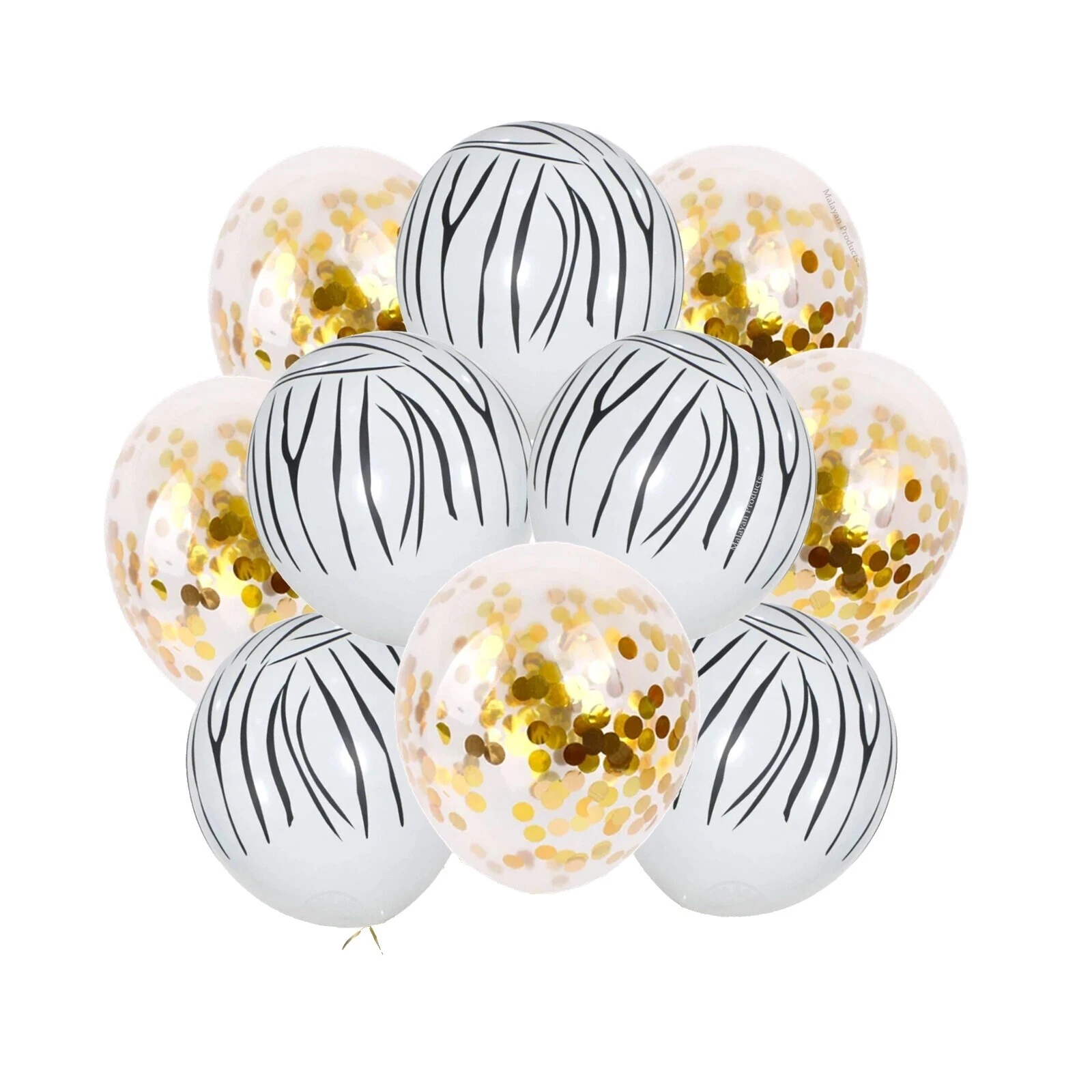 Animals White Party Balloons