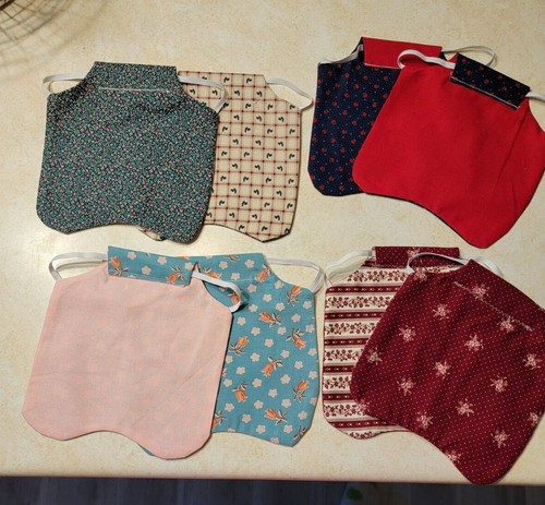 CHICKEN SADDLES Apron / Hen Protector Double Sided Random Colors New Washable - Picture 2 of 7