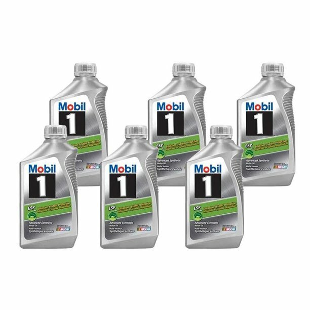 Mobil 1 ESP X2 0W-20 Full Synthetic Motor Oil (6 Quarts)