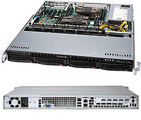 CSE-813MF2TQC-505CB Supermicro SuperChassis 813MF2TQC-505CB Rack Server Schw ~D~