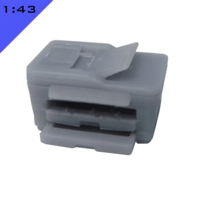 3D PRINTING CORNER 1x 3D gedruckter BÜRODRUCKER 1:43, O Modell Innenraum Landschaft Miniatur