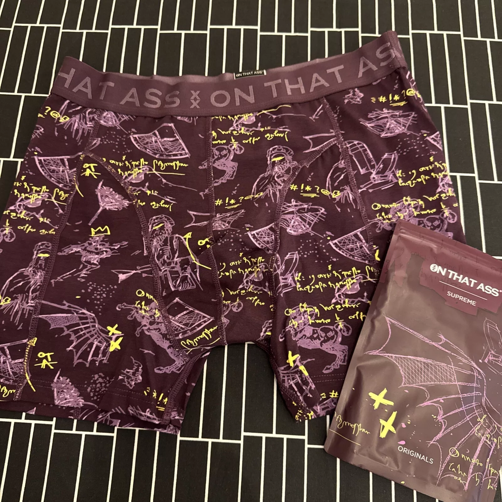 NEUF • ON THAT ASS : SUPREME Originals JANVIER 2024 Boxer en coton ; Large [L]