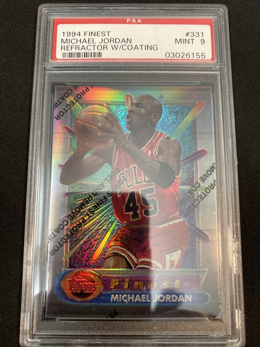 1994-95 TOPPS FINEST ジョーダン！！ 1994-95 Michael Jordan Topps Finest #331 W/Coating SGC 8.5
