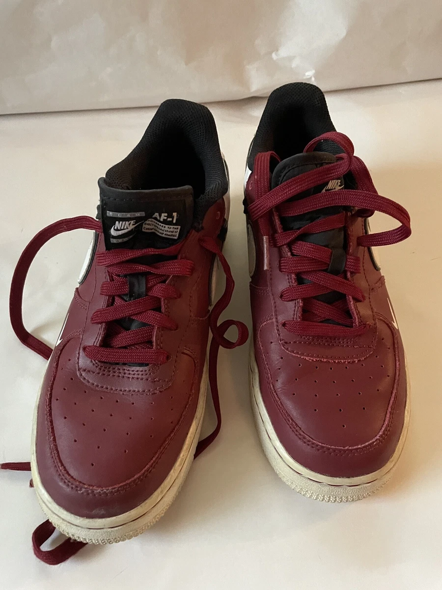 Burgundy air cheap force 1s