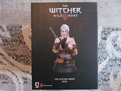 The Witcher 3, Ciri Playing Gwent Büste, Neu, Gwint, Ungeöffnet, OVP