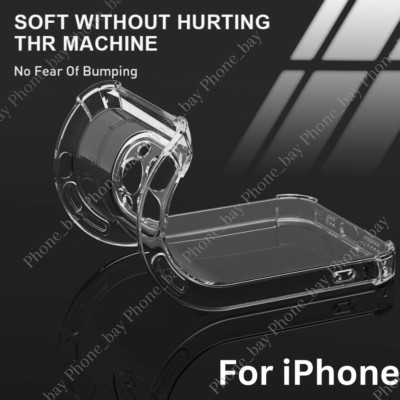 For iPhone 12 11 Pro Max XR X 8 Plus Clear Case Hybrid Silicone Shockproof Cover