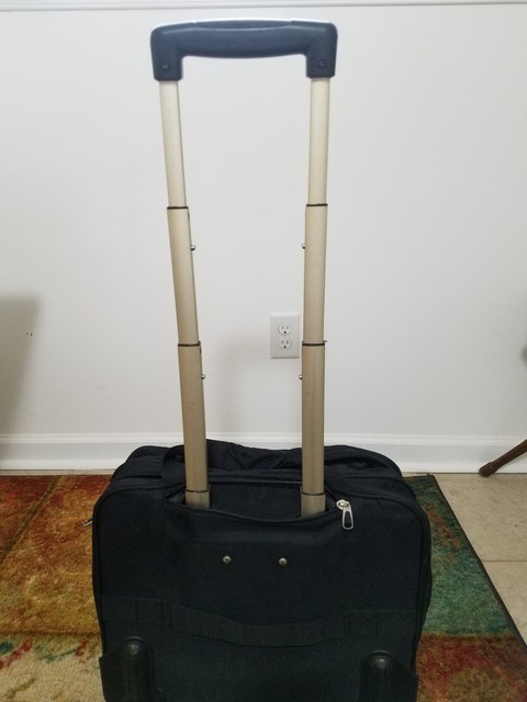rolling laptop bag with shoulder strap