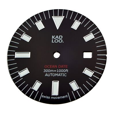 KAD LOO Ocean Date Zifferblatt für ETA 2824-2 und andere Uhrwerke