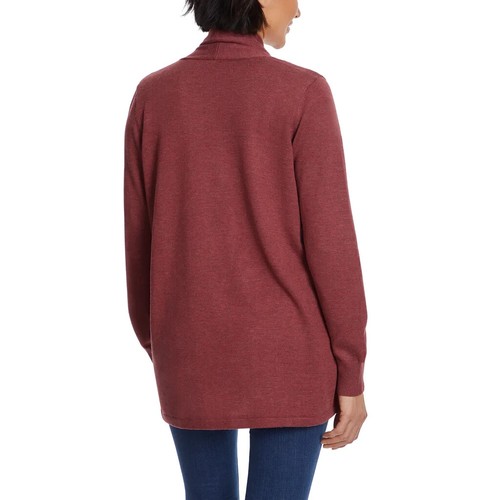Ella Moss Ladies' Cozy Lightweight Cardigan-RUST/INDIGO/BLACK - Picture 2 of 18