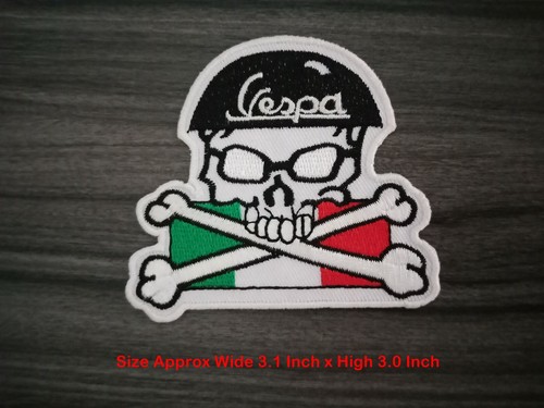 Logo VESPA Motor Racing Car Motorcycles Bike Iron on patch embroidered Sew on - Picture 16 of 21