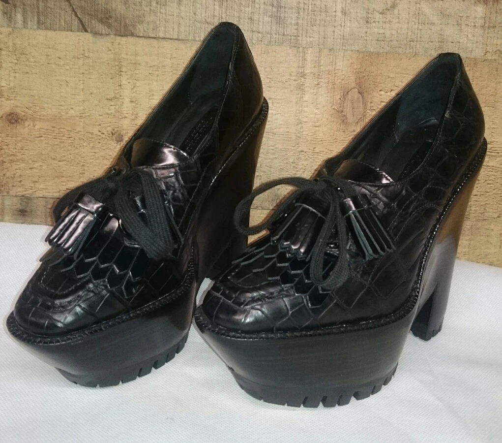 BURBERRY PRORSUM Women s BOOTS SHOES Platform Wedges made in Italy