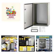 NEMA Steel Enclosure, 24 x 16 x 10'' NEMA 4X Steel Electrical Box, IP66 Water...