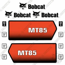 Fits Bobcat MT85 Mini Skid Steer Decal Kit (Exterior) - 7 YEAR OUTDOOR 3M VINYL!