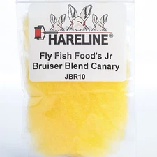Hareline Fly Fish Food's Jr. Bruiser Blend - Canary
