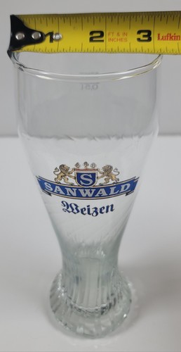 Sanwald Beizen Beer Glass ~ Pilsner Glass 9 inch - Picture 6 of 9
