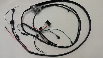 1967 Chevy Pick Up Truck Forward Front Light Wiring Harness with Gauges
