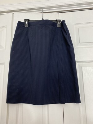 Jupe Droite élégante Brooks Brothers En Pied-de-poule Noir - Taille 8, Neuve Sans étiquettes