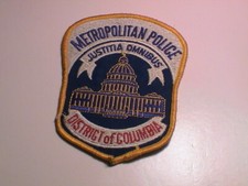 DISTRICT OF COLUMBIA METROPOLITAN POLICE PATROL LAW ENFORCEMENT OFFICER PATCH