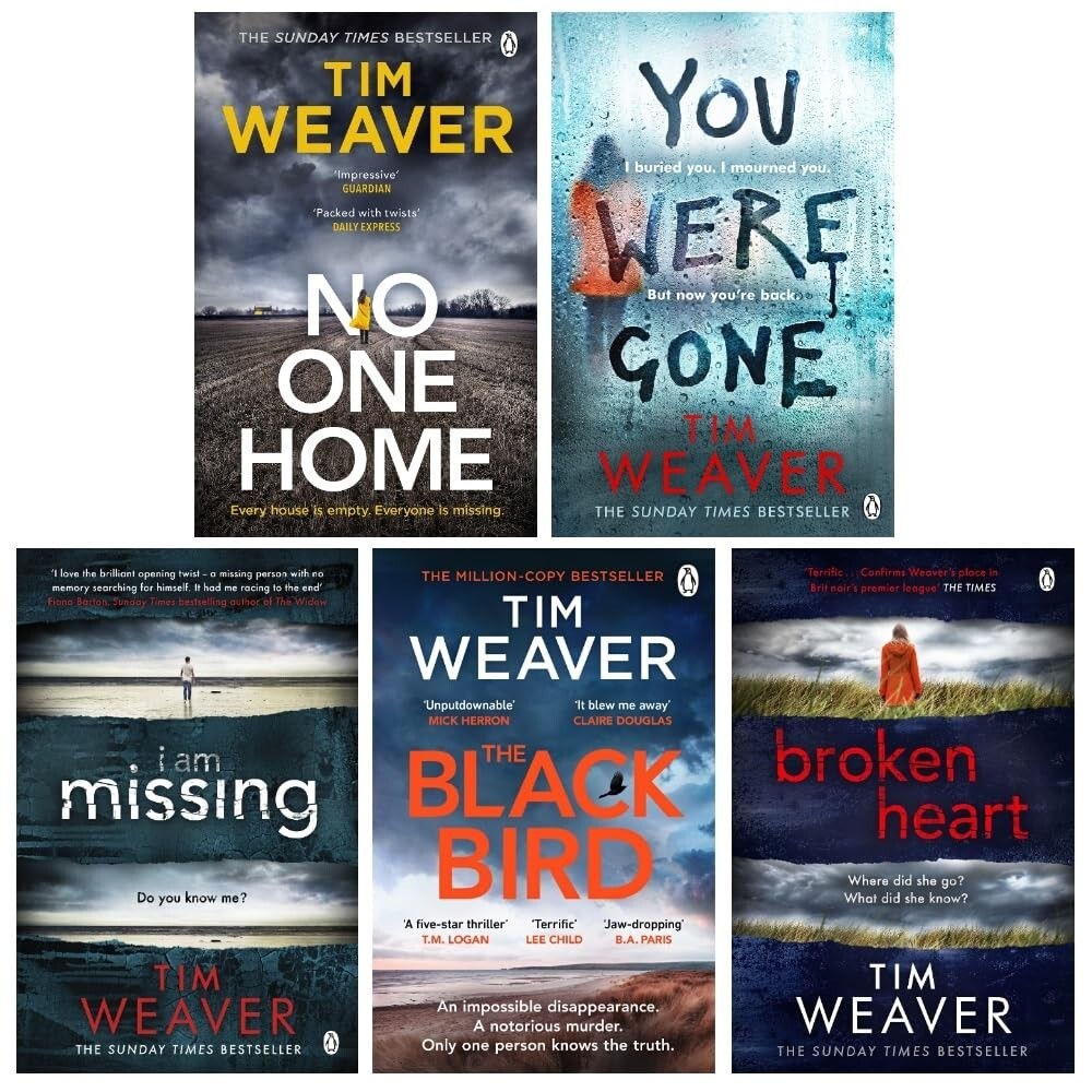 David Raker Missing Persons Series 5 Books Collection Set by Tim Weaver